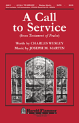 A Call to Service SATB choral sheet music cover